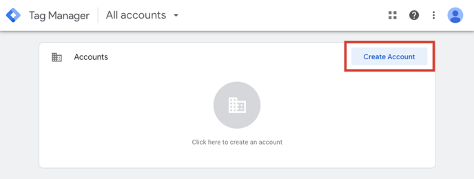 Create Account - GTM