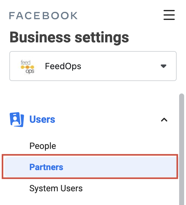 Facebook Business Manager: Giving Partner Access to Assets