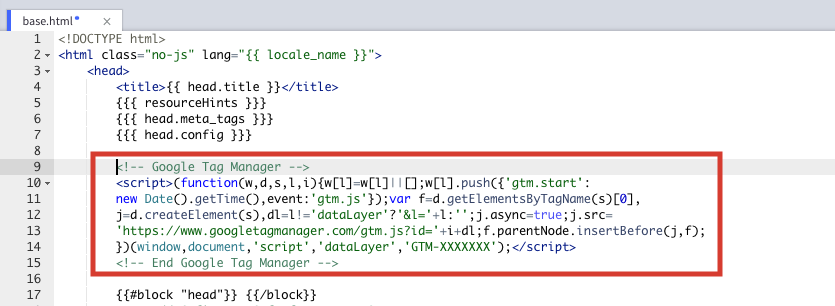 Google Tag Script How to install Google Tag Manager container scripts for the BigCommerce ...